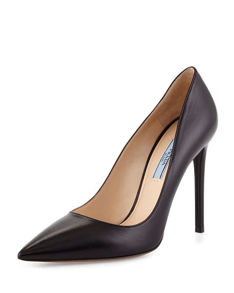 prada pointed toe pumps|prada ankle pumps.